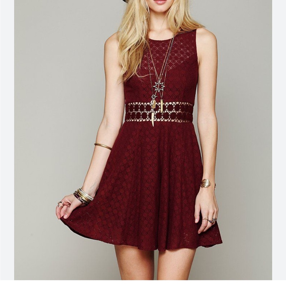 Free people Womans boho daisy mini dress size S
